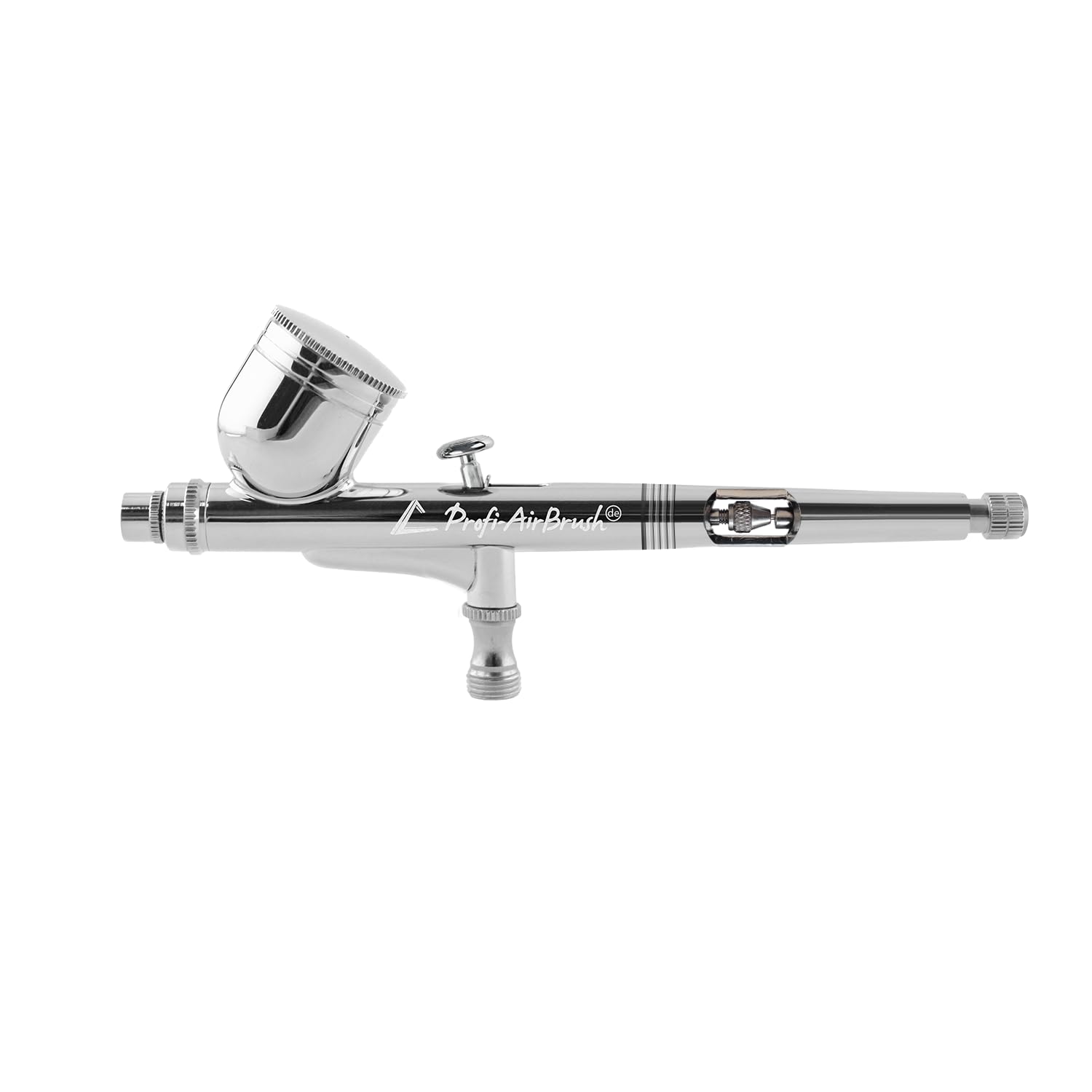 AMUR Pistolet do aerografu do kompresora Airbrush, zestaw Double-Action-Gun Special 1035 D 0,3 dysza i igła, uniwersalny pistolet, optymalny do poznania różnych technik