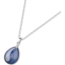 GAVU Womens Teardrop Necklace, Crystal Pendant Necklace for Women