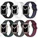 Kmasic Sport Band Compatible with Fitbit Versa/Fitbit Versa 2/Fitbit Versa Lite Edition, Soft Silicone Strap Replacement Wristband Versa Smart Fitness Watch, Small, Black