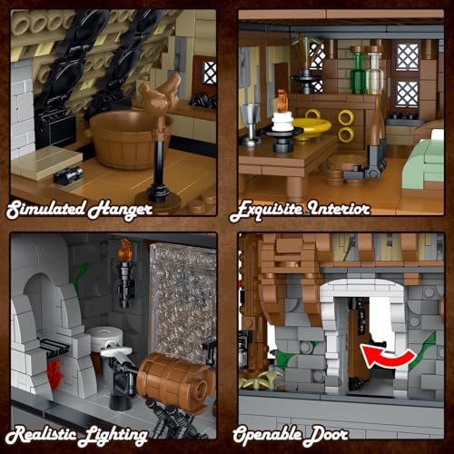 JMBricklayer Medieval Blacksmith Shop Building Set for Adults by JMBricklayer - Image 4