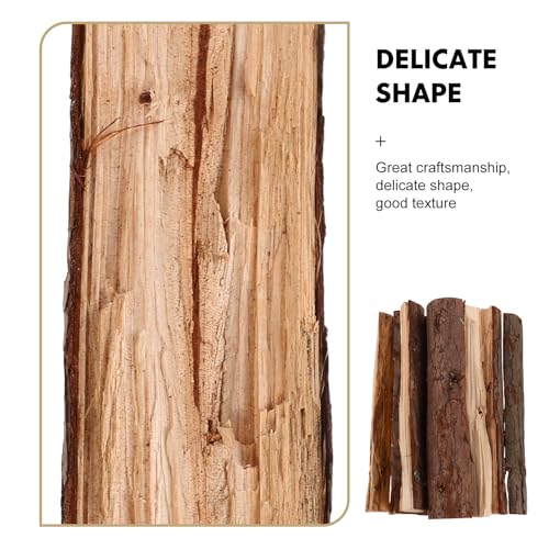 USHOBE Piezas de Madera Seca de Abedul 25 Cm para Chimeneas 4