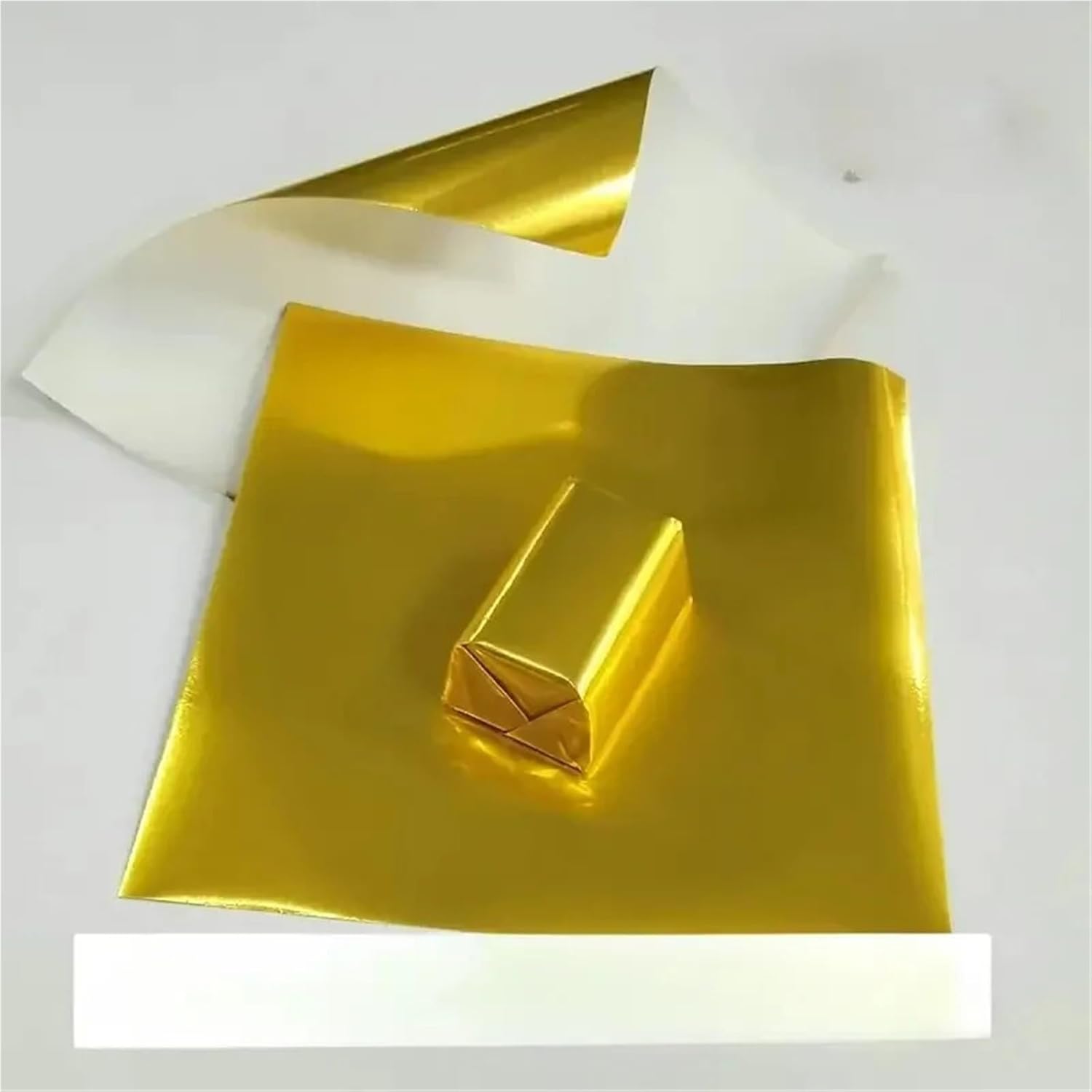 1500PCS Chocolate Bar Aluminum Foil Tin Wrapping Metal Embossing Candy Paper Wedding Party Supplies(15CM)