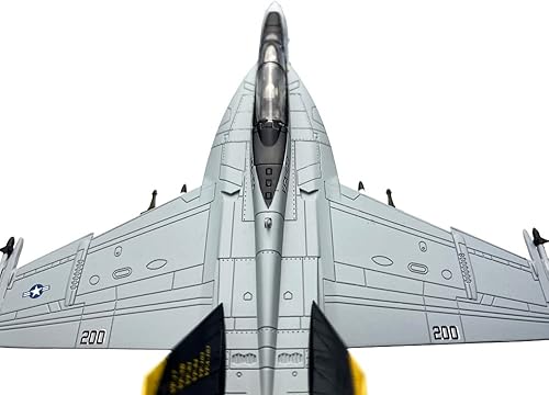 Miniatura 8 de Escala 1/100 F/A-18 Super Hornet VF103 Strike Fighter Aviones Militares Modelo de metal con soporte