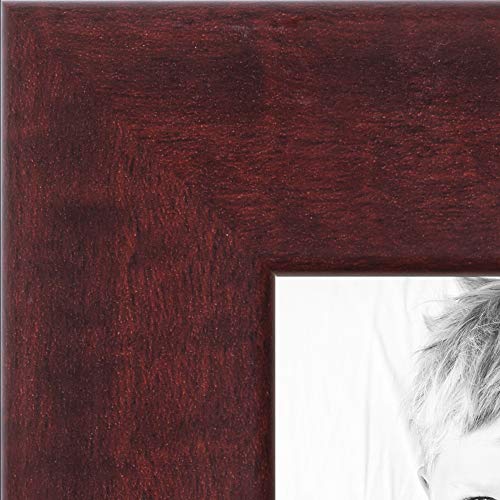 ArtToFrames 9x27 Inch Red Picture Frame, This 1.25" Custom Poster Frame is Cherry Style, for Your Art or Photos, 2WOMBW26-039-9x27