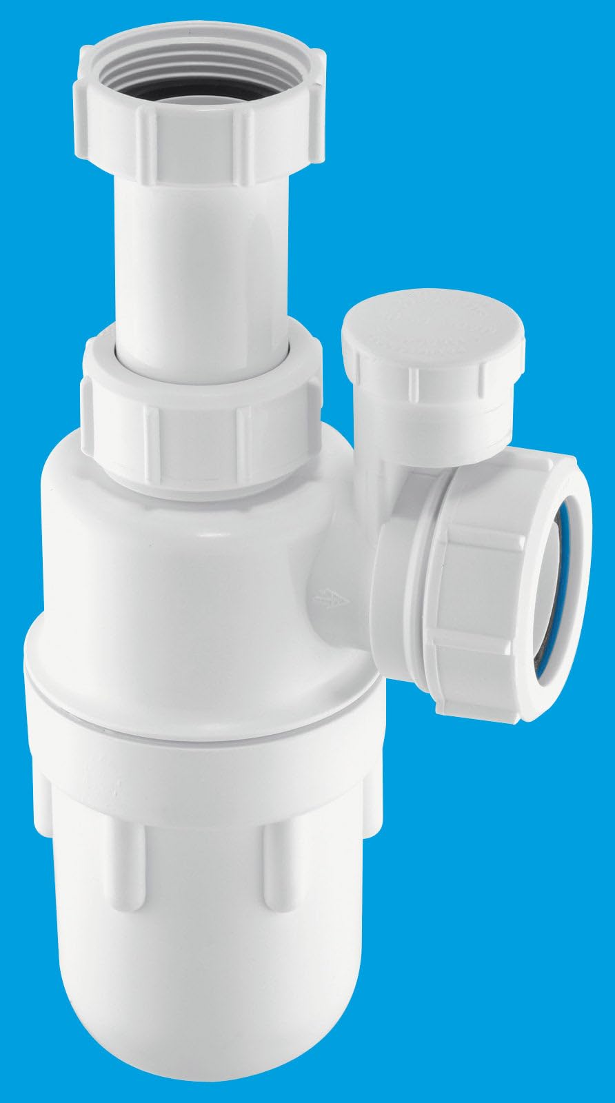 Bottle Trap White 32mm, Material: Polypropylene, Trap Application: Sink & Basin, Pack of 1