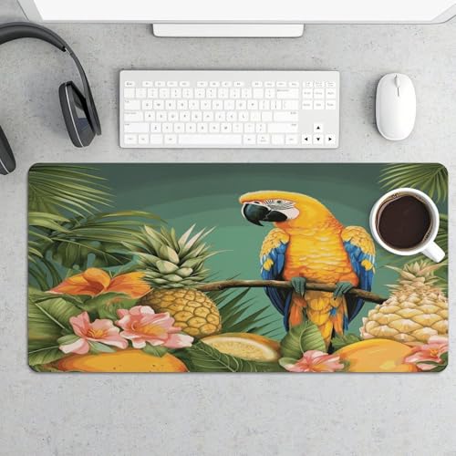 Summer Parrot Pineapple Bird Desk Pad Large 30x60 cm miniatura 5