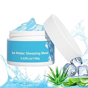 Beauty Hydra Moist Ice Water Sleeping Mask, Hydra Moist Moisturizer Ice Water Sleeping Mask, Hydramoist Moisturizer Skin Care Lotion Cream, Feuchtigkeitsspendende Eiswassermaske (#1)