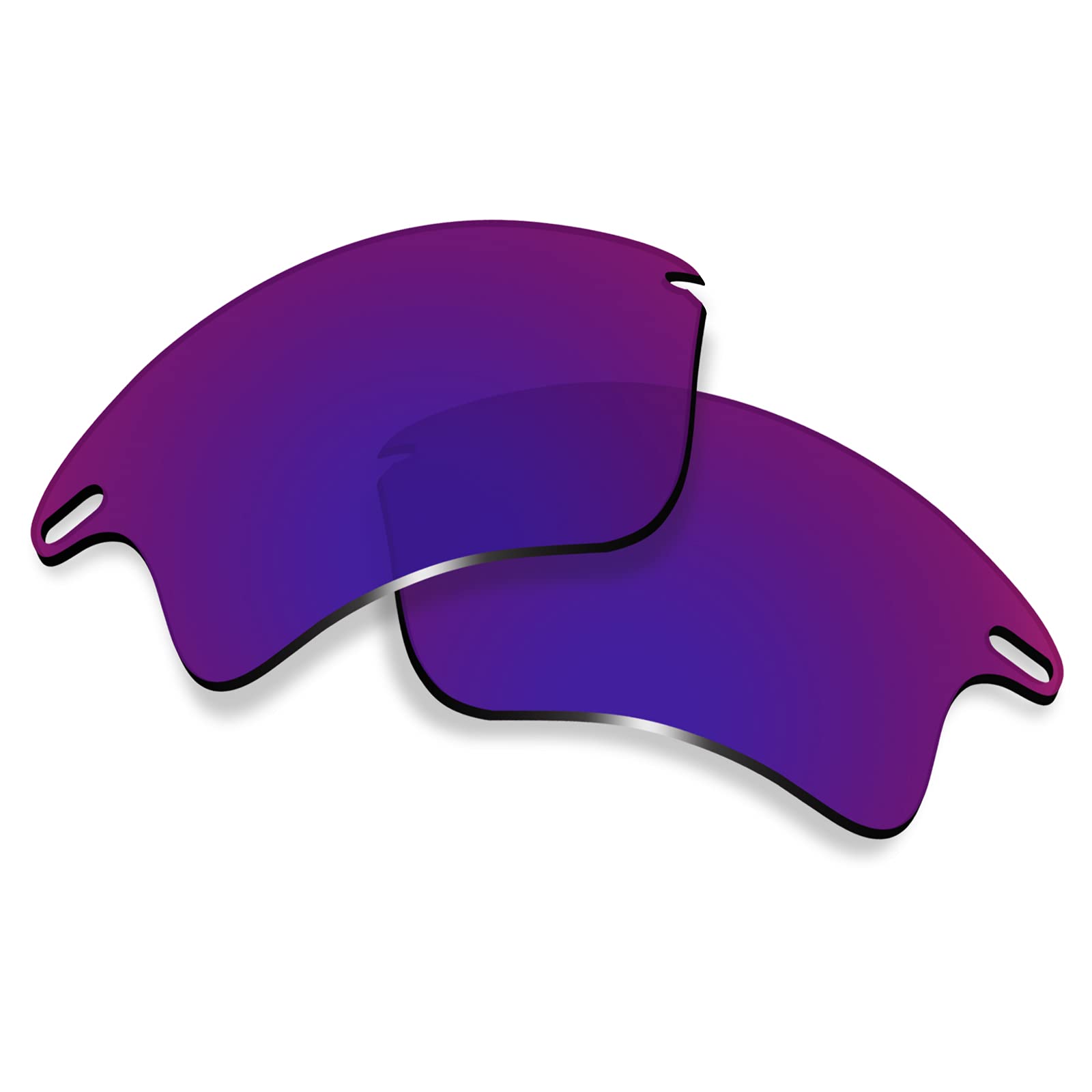 Betterun Amethyst Replacement Lenses/Rubber Kits for Oakley Fast Jacket XL