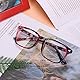 Brille Brillengestelle Ohne Sehstärke Voll Rahmen Runde Pantobrille Streberbrille Fensterglas Nerdbrille Damen Herren Ebenenspiegel Brillefassung Lesebrille Winddicht Leicht Vintage Transparent