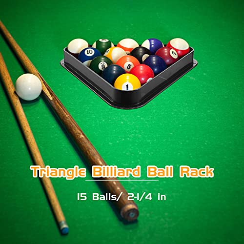 image for Sumind 2 Pieces Plastic Billiard Ball Rack Fit 2-1/4 inches Sized Ball