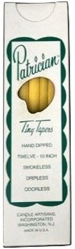 Miniatura 2 de D'light Online Patrician - Velas cónicas delgadas sumergidas a mano de 10 pulgadas (juego de 12, rosa) Rosa,Marfil,Amarillo,Blanco,Naranja,Azul