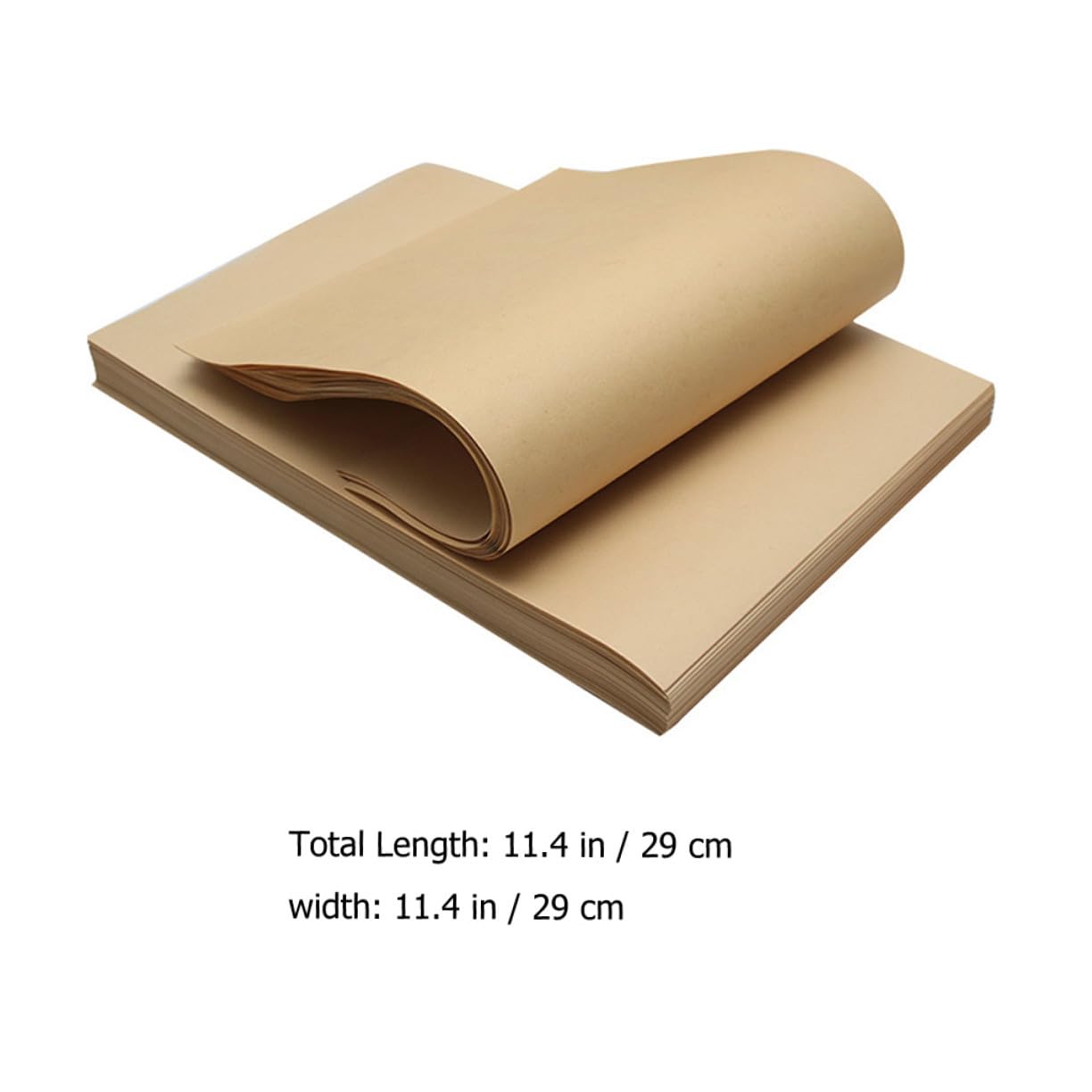 Papel para Envolver Alimentos Antigrasa sin Olor Desagradable 300 Hojas de Pulpa de Madera Adecuado para Sándwiches y Comida Preparada