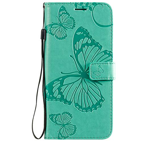 Preisvergleich Produktbild Hülle für OnePlus 8Pro Hülle Handyhülle [Standfunktion] [Kartenfach] [Magnetverschluss] Schutzhülle lederhülle klapphülle für OnePlus 8 Pro - DEKT042045 Grün