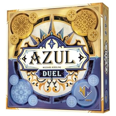 Azul Juego de mesa Duel - Juego de estrategia competitivo de colocación de baldosas, impresionante arte mosaico y juego rápido para niños y adultos, a partir de 8 años, 2 jugadores, 30 a 45 minutos de | Ya disponible en tu tienda friki favorita! En mundofriki.es!