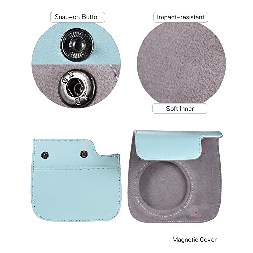 Andoer 14 em 1 kit de acessórios para câmera instantânea Fujifilm Instax Mini 9/8+/8 inclui capa/alç