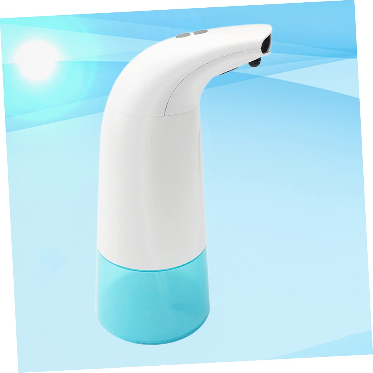 BESTYASH Distributore Induzione Automatica Bianco Dispenser Touchless per Uso Hotel e Ristoranti Compatibile con Liquidi da Lavaggio Consumo