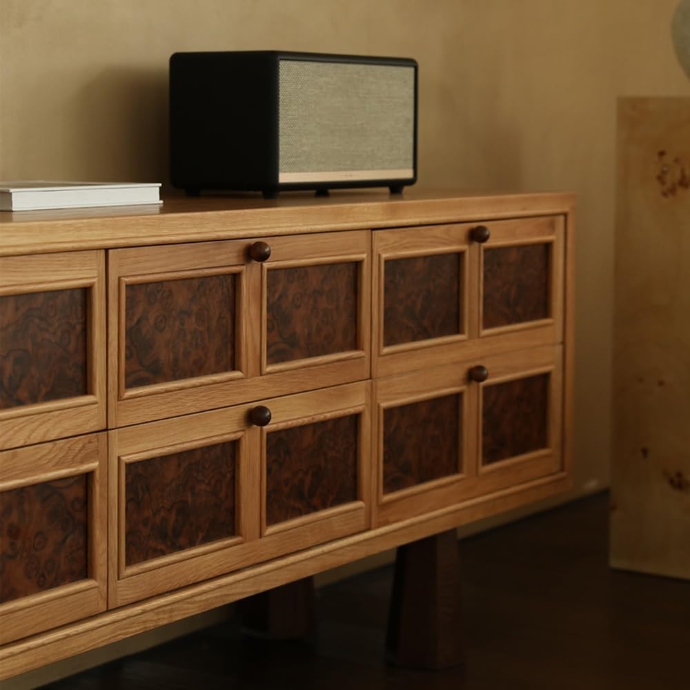 Stojak na telewizor z miejscem do przechowywania 210 x 40 x 65 cm nowoczesne meble w stylu chińskim, szafka do przechowywania z litego drewna vintage, konsola do salonu