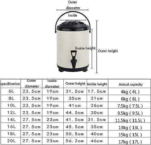 Tetera Eléctrica Dispensador Agua 12L Blanco Acero miniatura 2