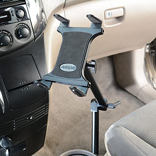 Arkon Mounts Tab801 Heavy-Duty Car Or Truck Seat Rail Tablet Mount With 22 Inch Arm Retail Black #TOP3