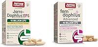 Vista 1 de Jarrow Formulas Paquete de probióticos con Jarro-Dophilus EPS 10 mil millones de CFU 120 cápsulas y Fem-Dophilus Advanced 10 mil millones CFU 30