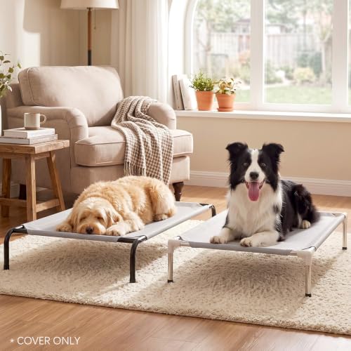 CrystalSylara 2 Pcs Elevated Dog Bed Replacement Cover Dog Cot Cover Only by CrystalSylara - Used condition - Image 5
