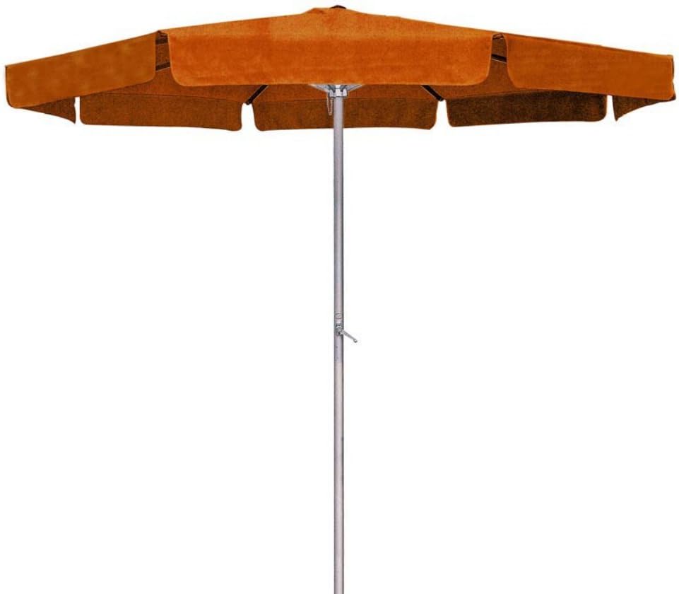 International Caravan Furniture Piece Outdoor 8 Foot Aluminum Umbrella, Yellow