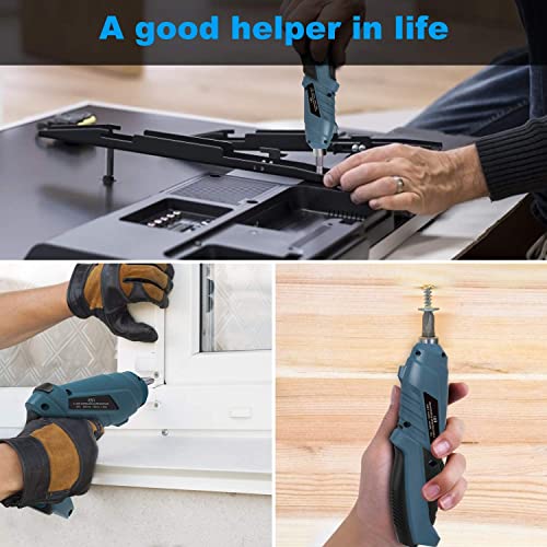 Hanmatek Rechargable Cordless Screwdriver Kits With Straight And Pistol Style Powerful Electric Screwdriver Small Screw Guns #TOP1