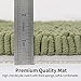 ITSOFT Plush Microfiber Long Runner - Non Slip Soft Bathroom Rug, Absorbent Machine Washable Chenille Bath Mat | Quick Dry Carpet, Great for Bath, Shower, Bedroom, or Door Mat (Sage Green, 59x21)