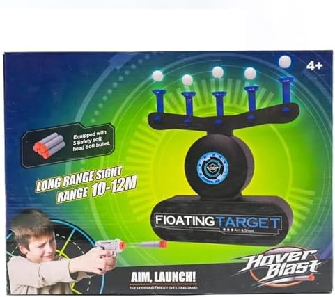 Floating Target Shooting Game for Kids, with Toy Gun, 10 Soft Foam ...