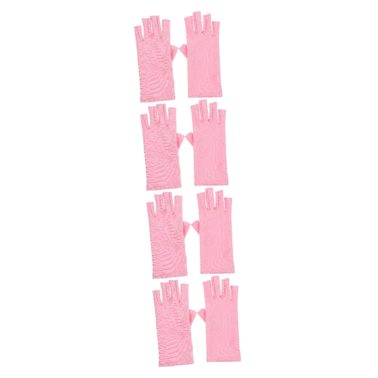 FOMIYES 4 Paia Di Guanti Per Manicure Per Nail Art Comodi E Lavabili Proteggono Le Dalla Luce Dell'asciugacapelli