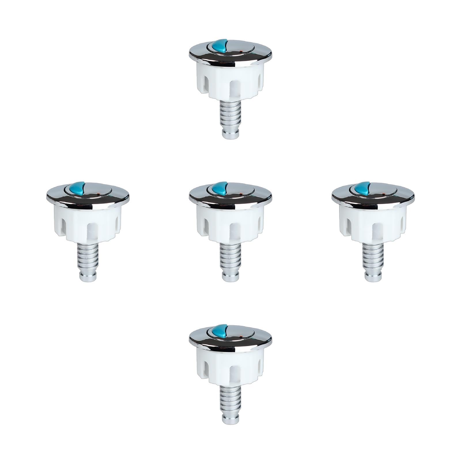 Botón de descarga de inodoro ovalado para reformar el baño familiar y reparar la cisterna