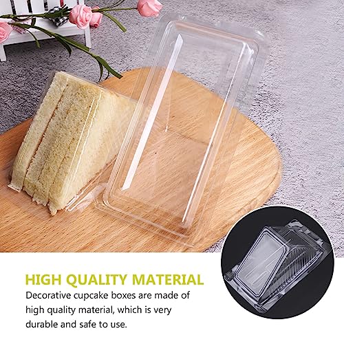Boîtes à sandwich en plastique triangulaire DOITOOL lot de 100