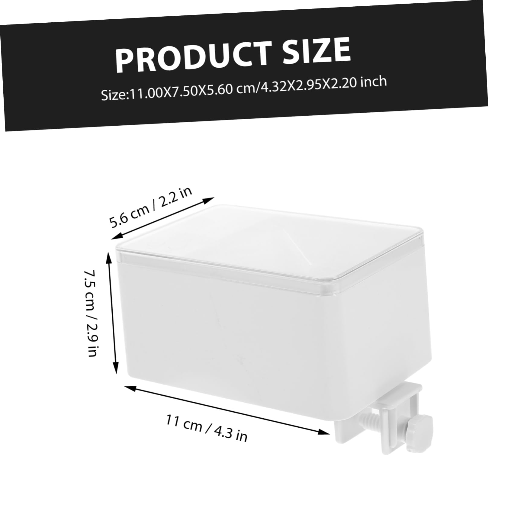 Hohopeti 1 Set Mini Automatic Fish Feeder Fish Tank Supplies Abs Material Prevent Food Stuck