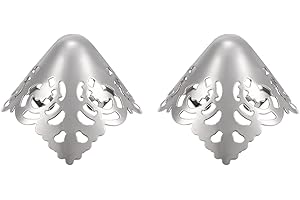 HARFINGTON 1pair Metal Boot Tips for Cowboy Boots - 1.38" x 1.46" x 1.02"