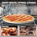 Toshiba Air Fryer Combo 4-in-1 Countertop Microwave Oven, Smart Sensor, Convection, Mute Function, Position Memory 13.6" Turntable, 1.5 Cu Ft, 1000W, Silver, ML-EC42P(SS) - Image 3