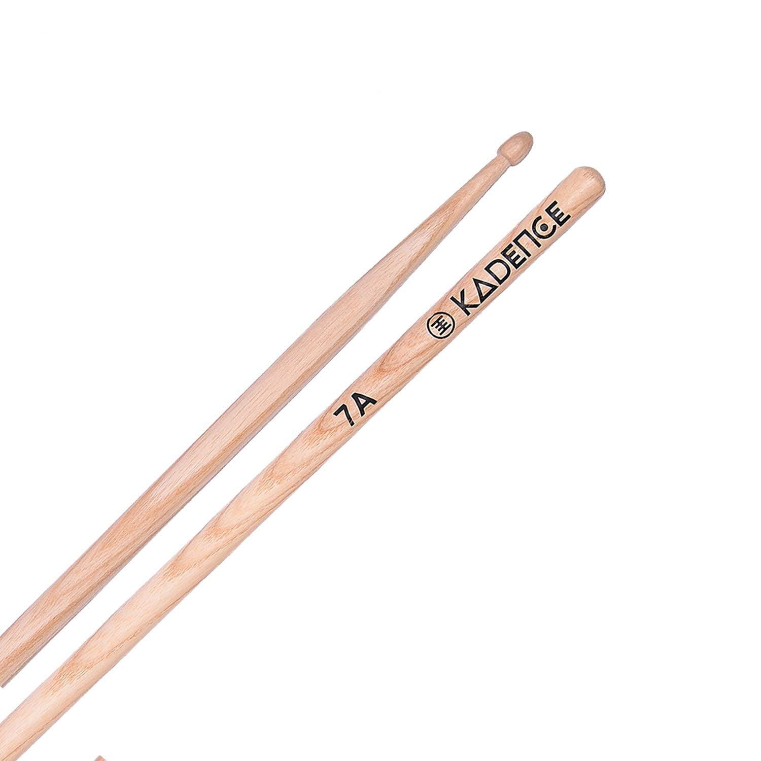 Kadence Drum Stick Hickory Wooden Tip 7A-image-13