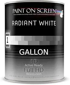 Tinta para tela de projeção - G001 - Branco radiante
