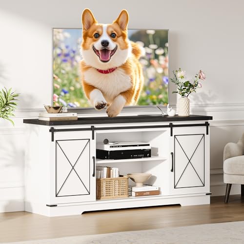 CABIHOME Farmhouse TV Stand and Entertainment Center for TV Up to 65 Inches - image 9