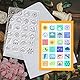 CHGCRAFT Wetter Klarstempel Transparenter Silikonstempel Mini Wetter Silikonsiegelstempel Für Kalenderplaner Dekoration Und DIY Scrapbooking