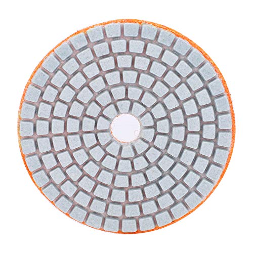 10 peças de discos de polimento de diamante de 7,6 cm e úmidos e secos para pedras de concreto de má