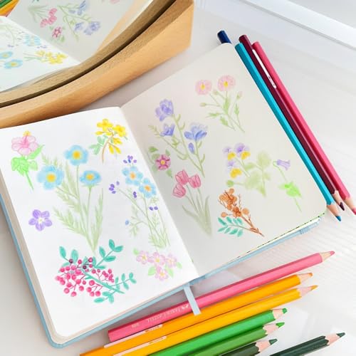 Image of 5.7x4.1in Hardcover Blank Sketchbook for Drawing 180gsm 96Pages,Light Blue