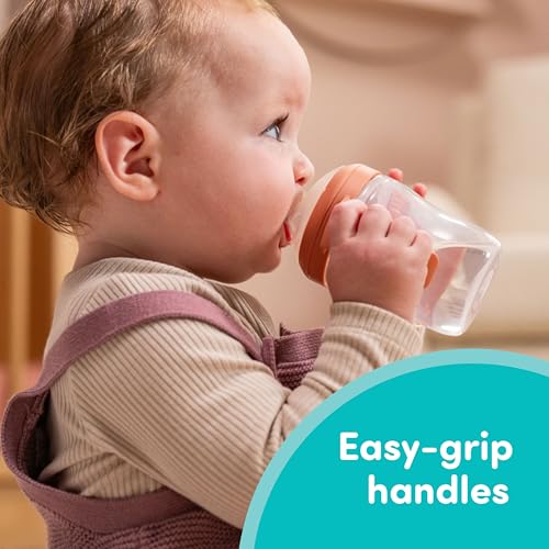 Image of NUK Perfect Match Learner Cup, 5 oz, 2 pack - Soft Spout, Easy-Grip Handles, BPA Free, Spill Proof Transition Sippy Cup