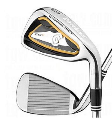 Cleveland CG7 Irons (Men's Left-Handed, 3-PW, Flight Speed Steel Stiff Shaft)