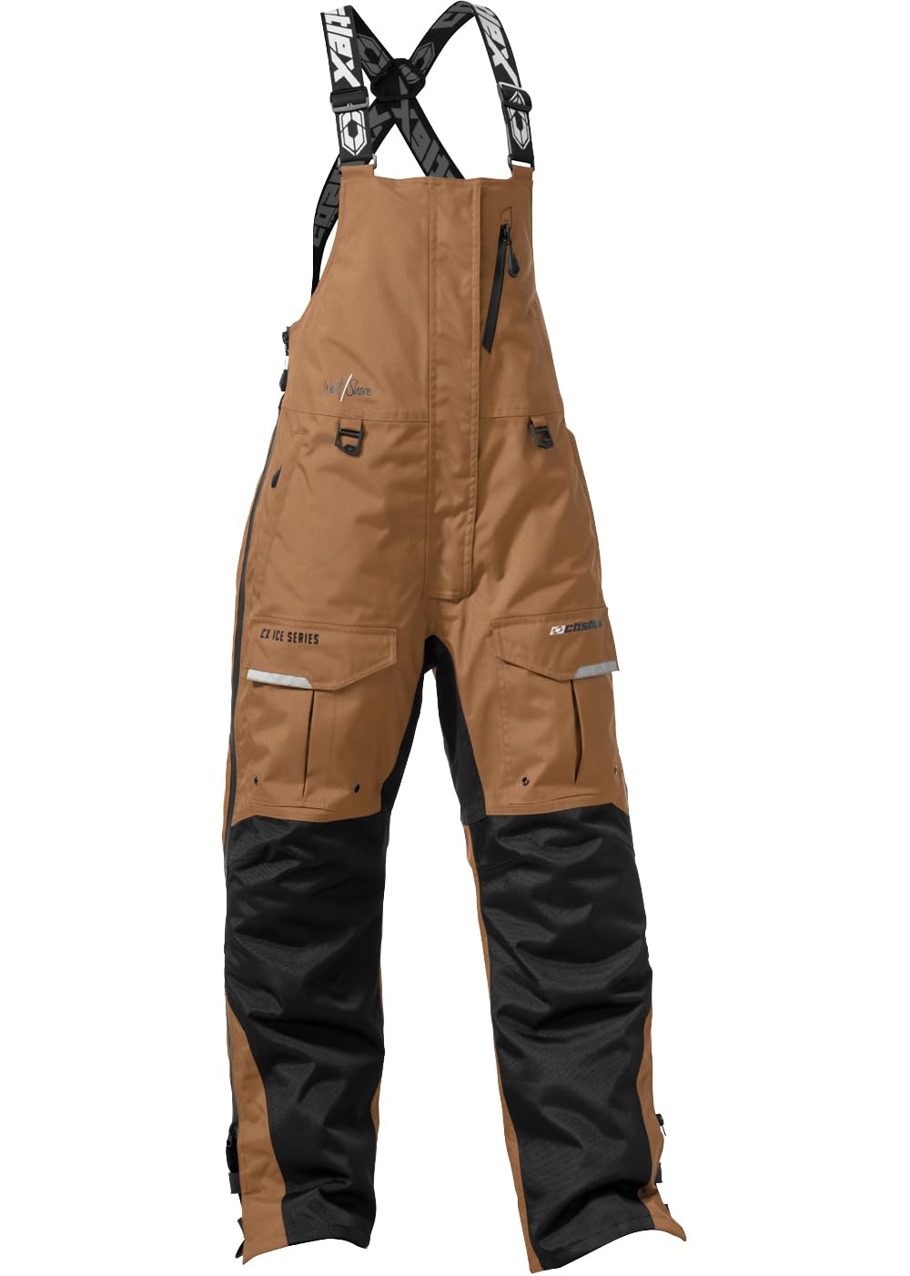 Castle X Womens' West Shore Ice Fishing Insulated Bib, Wood, Small