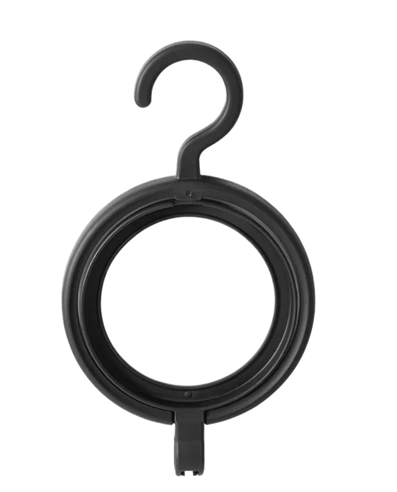 zyrqon 10pcs Adjustable Hat Racks For Closet Wall Mountable Cap Organizer Hooks With Interlocking Design Space Saving(Black)