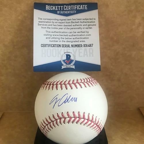 Jo Adell Anaheim Angels Rookie Year Signed Autographed M.l. Baseball Beckett - Autographed Baseballs