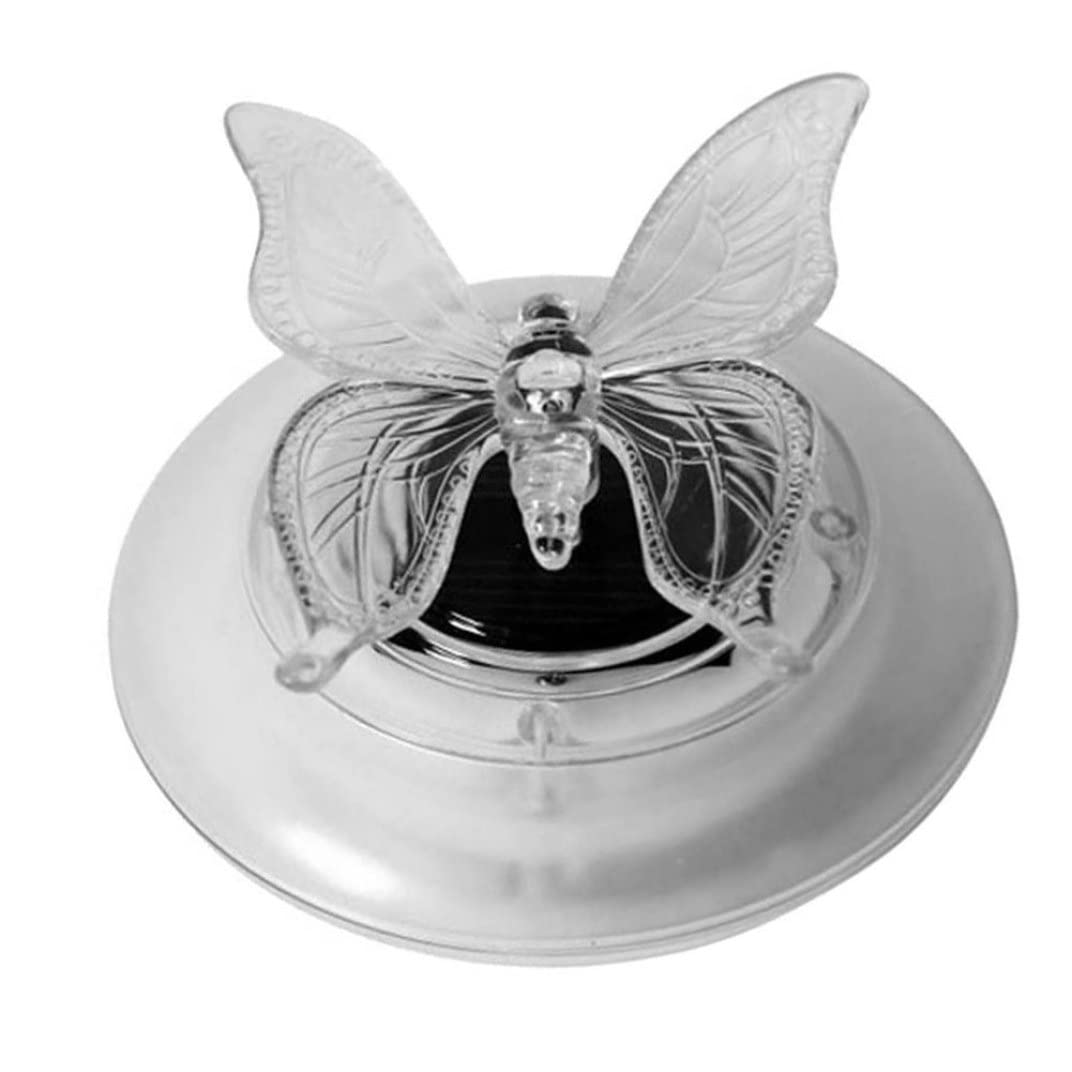 Wilafury Solar Floating Pool Light, Butterfly Floating Pond Lights Waterproof Solar Lamp for Pool, Pond, Fountain & Garden Decor