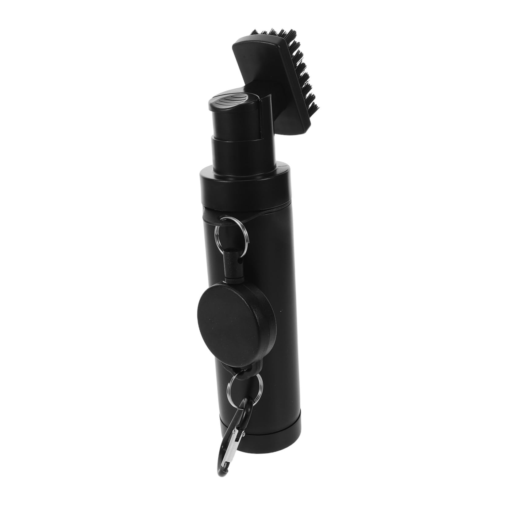 Limpiador de Cepillos de Golf con Diseño Compacto y Cordón Retráctil, Accesorio con Clip para Botella de Agua Adecuado para Limpieza Entre Rondas