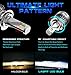 LASFIT H7 LED Bulbs 60W 6000LM 6000K Xenon White All-in-One Conversion Kit (Pack of 2)