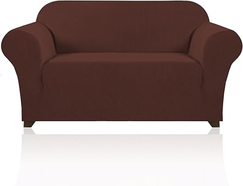 Miniatura 49 de PrinceDeco Funda elástica para sofá de 3 cojines, protector de muebles con parte inferior elástica antideslizante, apta para perros (sofá, azul Azul